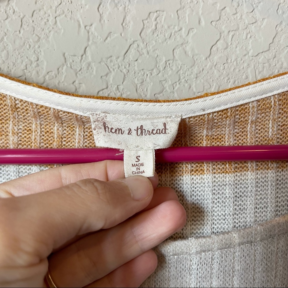 Hem & Thread Striped Sweater - Picture 3 of 3